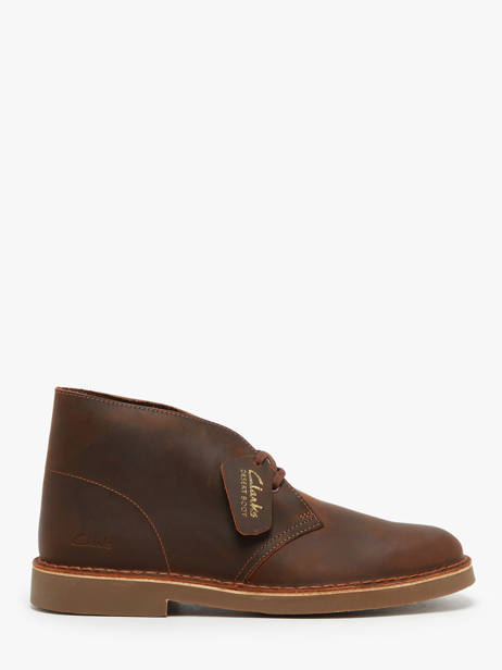 Enkelhoge Stadsschoenen Desert Uit Leder Clarks Bruin men 26166785